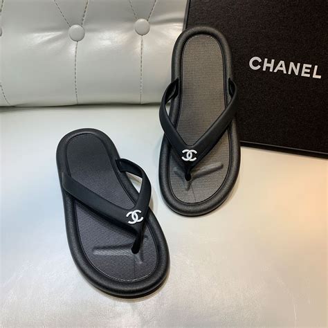 chanel flip flops with chain replica|chanel sandals official website.